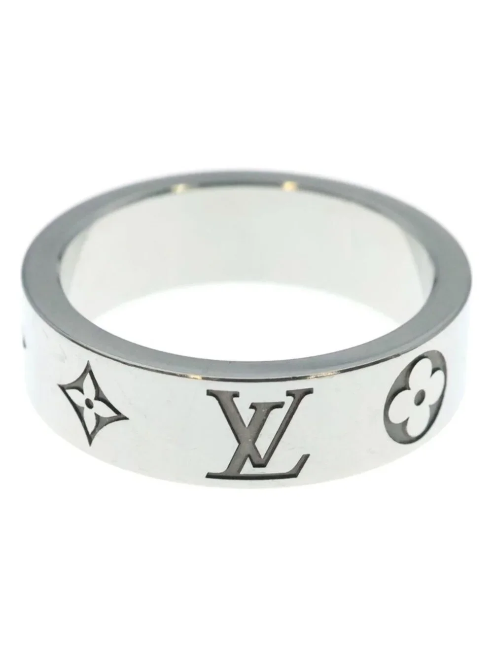 Louis Vuitton Ring LV Mosaic Monogram Silver